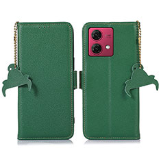 Coque Portefeuille Livre Cuir Etui Clapet A10D pour Motorola Moto G84 5G Vert