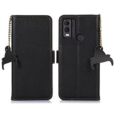 Coque Portefeuille Livre Cuir Etui Clapet A10D pour Nokia C22 Noir