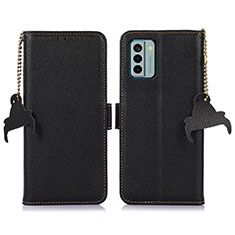 Coque Portefeuille Livre Cuir Etui Clapet A10D pour Nokia G22 Noir