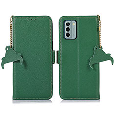 Coque Portefeuille Livre Cuir Etui Clapet A10D pour Nokia G22 Vert