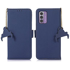 Coque Portefeuille Livre Cuir Etui Clapet A10D pour Nokia G310 5G Bleu