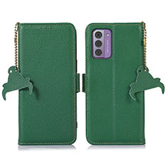 Coque Portefeuille Livre Cuir Etui Clapet A10D pour Nokia G310 5G Vert