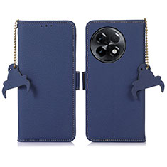 Coque Portefeuille Livre Cuir Etui Clapet A10D pour OnePlus 11R 5G Bleu