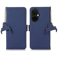 Coque Portefeuille Livre Cuir Etui Clapet A10D pour OnePlus Nord CE 3 5G Bleu