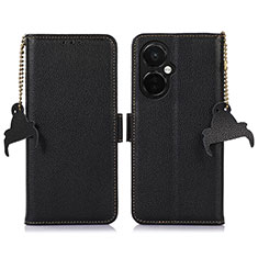 Coque Portefeuille Livre Cuir Etui Clapet A10D pour OnePlus Nord CE 3 Lite 5G Noir