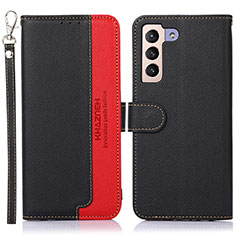 Coque Portefeuille Livre Cuir Etui Clapet A10D pour Samsung Galaxy S21 FE 5G Noir