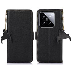 Coque Portefeuille Livre Cuir Etui Clapet A10D pour Xiaomi Mi 14 5G Noir