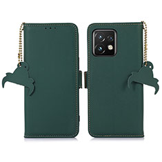 Coque Portefeuille Livre Cuir Etui Clapet A11D pour Motorola Moto Edge Plus (2023) 5G Vert