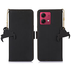 Coque Portefeuille Livre Cuir Etui Clapet A11D pour Motorola Moto G84 5G Noir