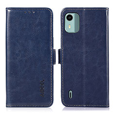 Coque Portefeuille Livre Cuir Etui Clapet A11D pour Nokia C12 Plus Bleu