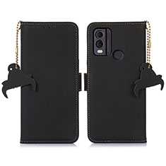 Coque Portefeuille Livre Cuir Etui Clapet A11D pour Nokia C22 Noir