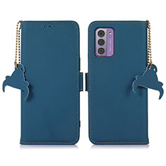 Coque Portefeuille Livre Cuir Etui Clapet A11D pour Nokia G42 5G Bleu