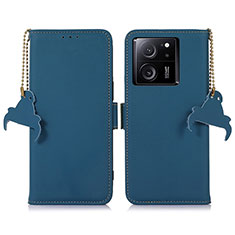 Coque Portefeuille Livre Cuir Etui Clapet A11D pour Xiaomi Mi 13T 5G Bleu