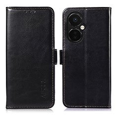 Coque Portefeuille Livre Cuir Etui Clapet A12D pour OnePlus Nord CE 3 Lite 5G Noir