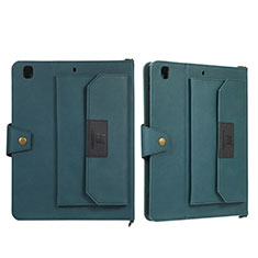 Coque Portefeuille Livre Cuir Etui Clapet AD1 pour Apple iPad 10.2 (2021) Vert