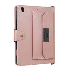 Coque Portefeuille Livre Cuir Etui Clapet AD1 pour Apple iPad Pro 9.7 Or Rose