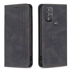 Coque Portefeuille Livre Cuir Etui Clapet B01F pour Motorola Moto G Power (2022) Noir