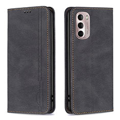 Coque Portefeuille Livre Cuir Etui Clapet B01F pour Motorola Moto G Stylus (2022) 4G Noir