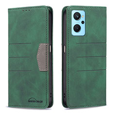 Coque Portefeuille Livre Cuir Etui Clapet B01F pour Oppo A96 4G Vert