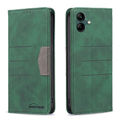 Coque Portefeuille Livre Cuir Etui Clapet B01F pour Samsung Galaxy A04E Vert