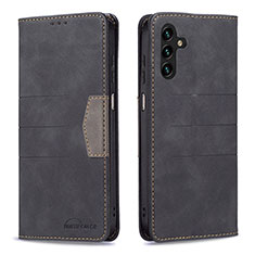 Coque Portefeuille Livre Cuir Etui Clapet B01F pour Samsung Galaxy A04s Noir