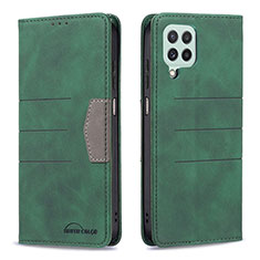 Coque Portefeuille Livre Cuir Etui Clapet B01F pour Samsung Galaxy A22 4G Vert