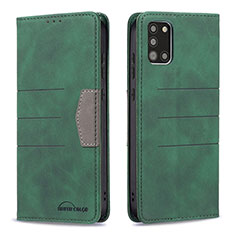 Coque Portefeuille Livre Cuir Etui Clapet B01F pour Samsung Galaxy A31 Vert