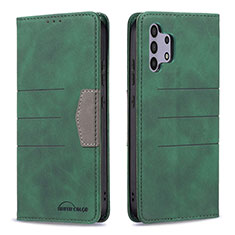 Coque Portefeuille Livre Cuir Etui Clapet B01F pour Samsung Galaxy A32 5G Vert