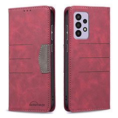 Coque Portefeuille Livre Cuir Etui Clapet B01F pour Samsung Galaxy A33 5G Rouge