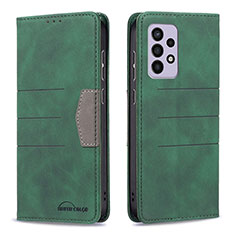 Coque Portefeuille Livre Cuir Etui Clapet B01F pour Samsung Galaxy A33 5G Vert