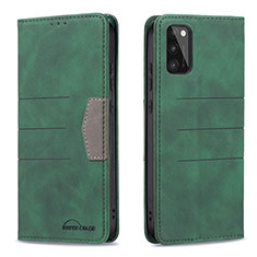 Coque Portefeuille Livre Cuir Etui Clapet B01F pour Samsung Galaxy A41 Vert