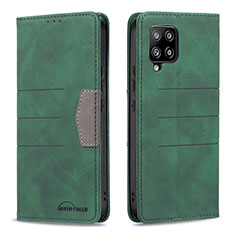 Coque Portefeuille Livre Cuir Etui Clapet B01F pour Samsung Galaxy A42 5G Vert