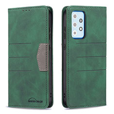 Coque Portefeuille Livre Cuir Etui Clapet B01F pour Samsung Galaxy A52 4G Vert