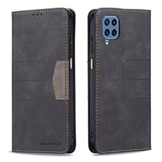 Coque Portefeuille Livre Cuir Etui Clapet B01F pour Samsung Galaxy M32 4G Noir