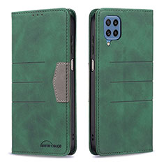 Coque Portefeuille Livre Cuir Etui Clapet B01F pour Samsung Galaxy M32 4G Vert