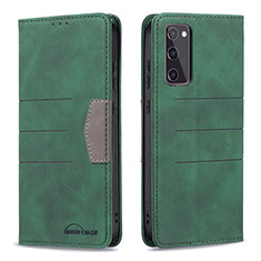 Coque Portefeuille Livre Cuir Etui Clapet B01F pour Samsung Galaxy S20 FE (2022) 5G Vert