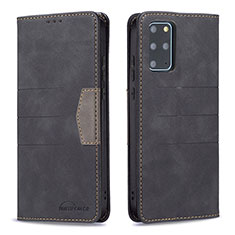 Coque Portefeuille Livre Cuir Etui Clapet B01F pour Samsung Galaxy S20 Plus 5G Noir