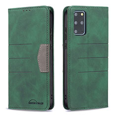 Coque Portefeuille Livre Cuir Etui Clapet B01F pour Samsung Galaxy S20 Plus 5G Vert