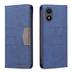 Coque Portefeuille Livre Cuir Etui Clapet B01F pour Vivo Y02S Bleu