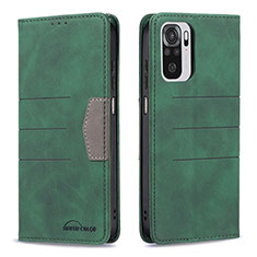 Coque Portefeuille Livre Cuir Etui Clapet B01F pour Xiaomi Poco M5S Vert