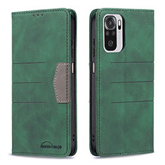 Coque Portefeuille Livre Cuir Etui Clapet B01F pour Xiaomi Redmi Note 11 SE India 4G Vert