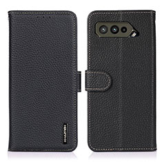 Coque Portefeuille Livre Cuir Etui Clapet B01H pour Asus ROG Phone 5 Pro Noir