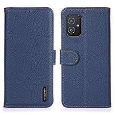 Coque Portefeuille Livre Cuir Etui Clapet B01H pour Asus ZenFone 8 Mini Bleu