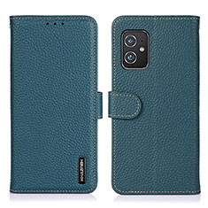 Coque Portefeuille Livre Cuir Etui Clapet B01H pour Asus ZenFone 8 Mini Vert