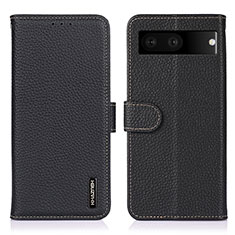 Coque Portefeuille Livre Cuir Etui Clapet B01H pour Google Pixel 7 5G Noir