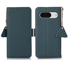 Coque Portefeuille Livre Cuir Etui Clapet B01H pour Google Pixel 8 5G Vert