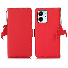 Coque Portefeuille Livre Cuir Etui Clapet B01H pour Huawei Honor 80 SE 5G Rouge