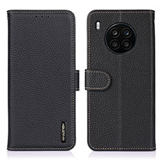 Coque Portefeuille Livre Cuir Etui Clapet B01H pour Huawei Nova 8i Noir