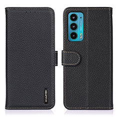 Coque Portefeuille Livre Cuir Etui Clapet B01H pour Motorola Moto Edge 20 5G Noir