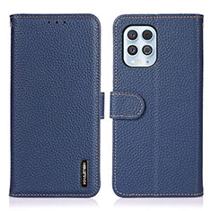 Coque Portefeuille Livre Cuir Etui Clapet B01H pour Motorola Moto Edge S 5G Bleu